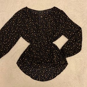 NWT West Kei Leopard Blouse